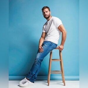 Frame L’homme Skinny Fit Jeans Mens Size 31 Blue wash Jamie Dornan Fifty Shades